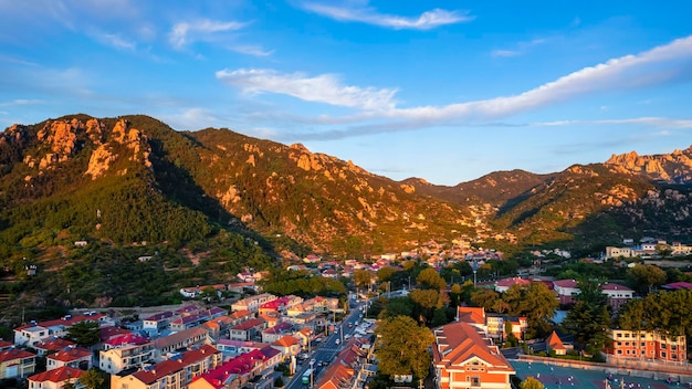 Paysage rural de Laoshan Mountain Qingdao City Province de Shandong Chine