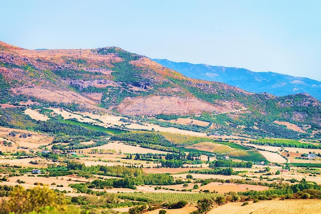 Paysage rural à Perdaxius, Carbonia-Iglesias, Sardaigne, Italie