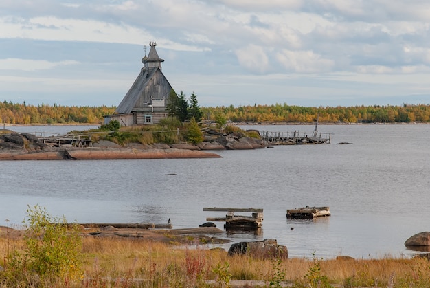 Paysage russe. Nord russe, Carélie.