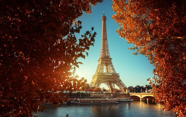 Le paysage de la tour Eiffel