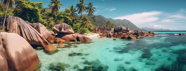 Photo paysage tropical