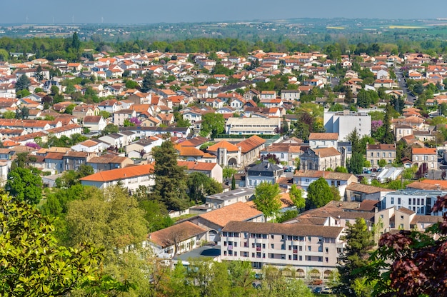 Paysage urbain d'Angoulême, département de la Charente en France