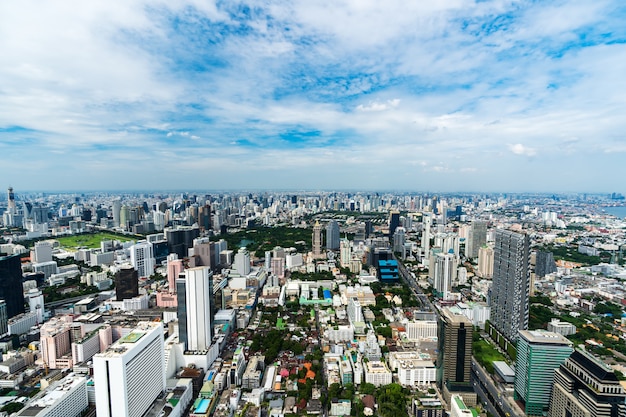 Paysage urbain de Bangkok en Thaïlande