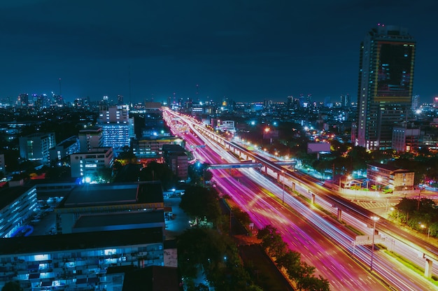 Photo paysage urbain à bangkok