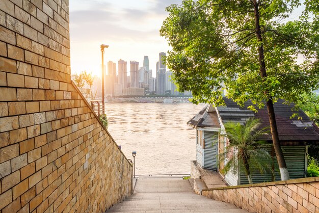 Paysage urbain de la Chine à Chongqing