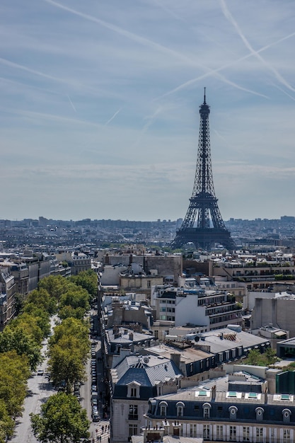 Photo le paysage urbain contre le ciel