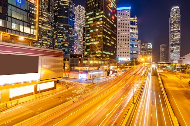 Paysage urbain de Hong Kong