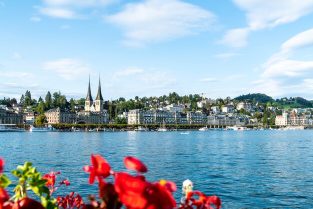 Paysage urbain de Lucerne en Suisse