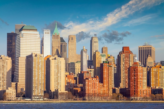 Paysage urbain de New York City skyline de Manhattan