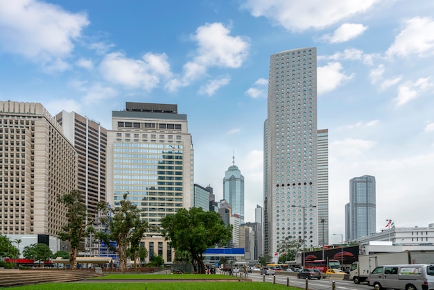 Paysage urbain et paysage architectural de Hong Kong