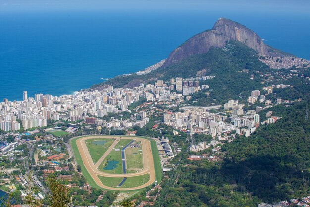 Photo le paysage urbain de rio de janeiro