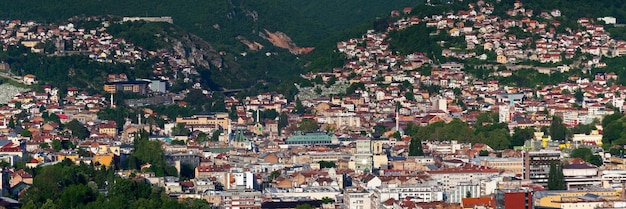 Le paysage urbain de Sarajevo