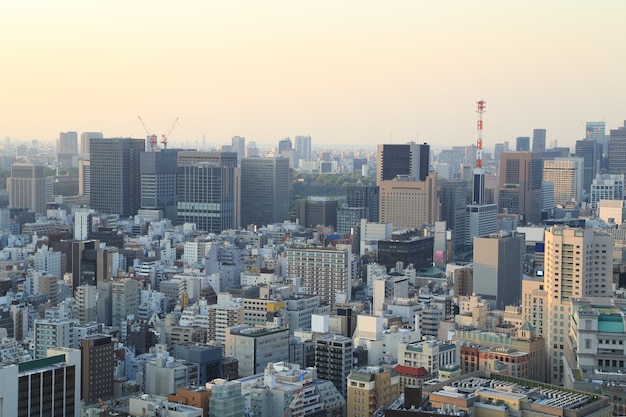 Paysage urbain de Tokyo, Japon