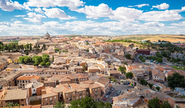 Paysage urbain de Tolède en Espagne