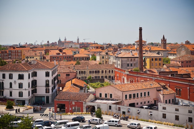 Paysage urbain de Venise d'en haut