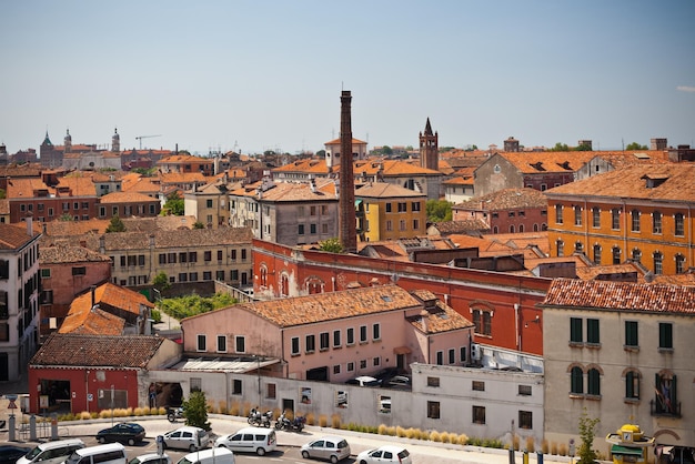 Paysage urbain de Venise d'en haut