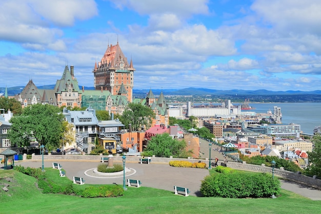 Paysage urbain de la ville de Québec