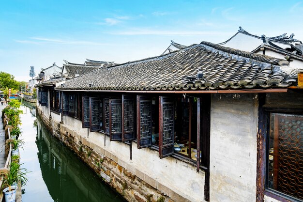 Paysage de la vieille ville de Zhouzhuang