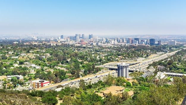 Paysage de la ville de Los Angeles