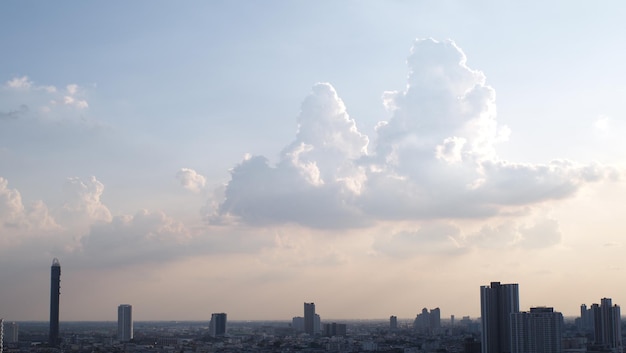 Paysage de la ville moderne de Bangkok en Thaïlande