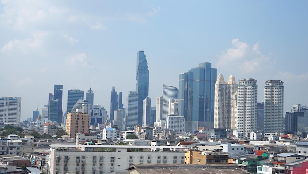 Paysage de la ville moderne de Bangkok en Thaïlande