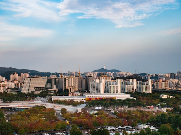 Paysage de la ville de Séoul