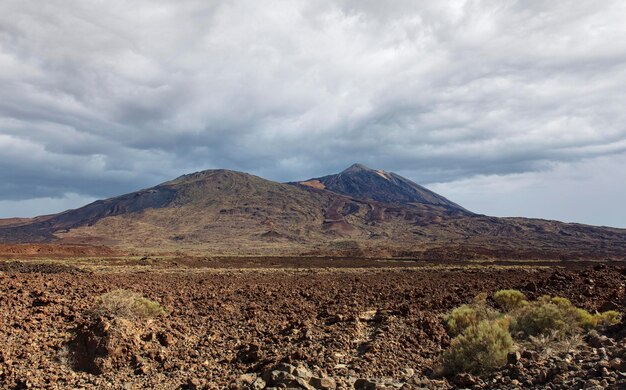 Paysage volcanique des îles Canaries Espagne