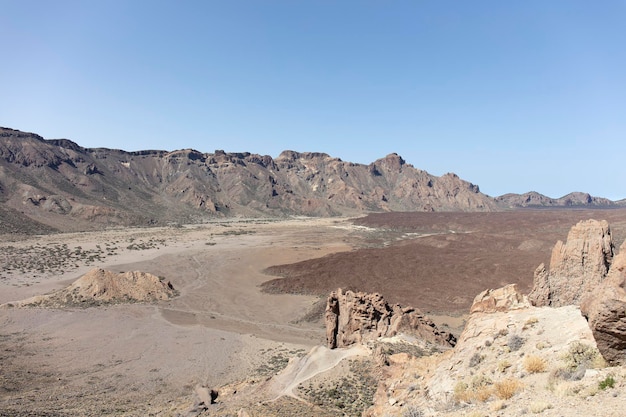 Paysage volcanique des îles Canaries Espagne