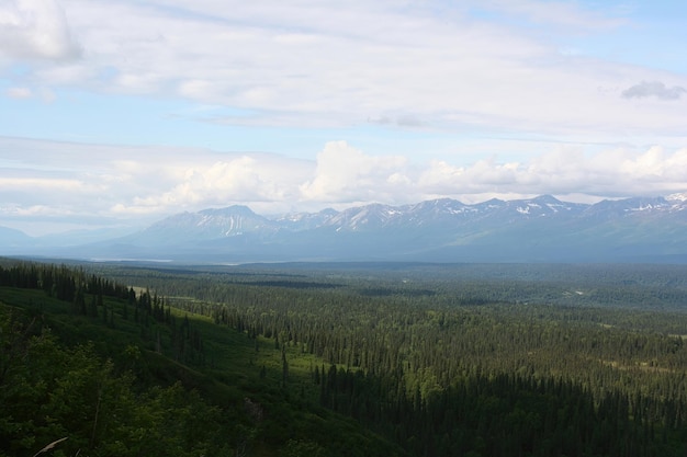 Paysagenature et glaciers en Alaska