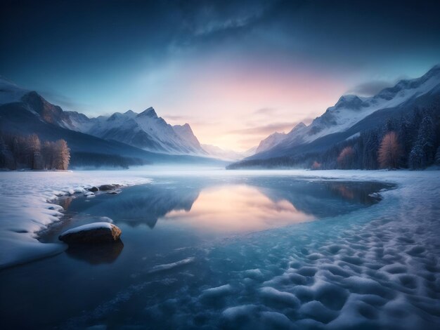 Photo des paysages enneigés en détail des scènes enneigées de la vraie vie des images hivernales des paysages gelés réalistes snowco