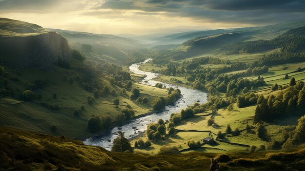 Des paysages épiques Une vallée à couper le souffle dans le Yorkshire