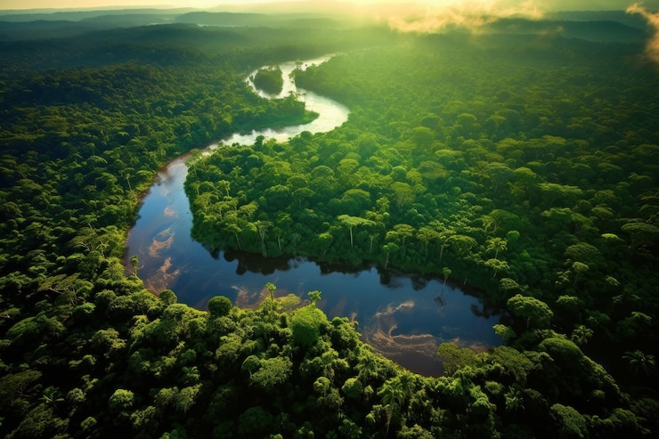Photo des paysages époustouflants en amazonie