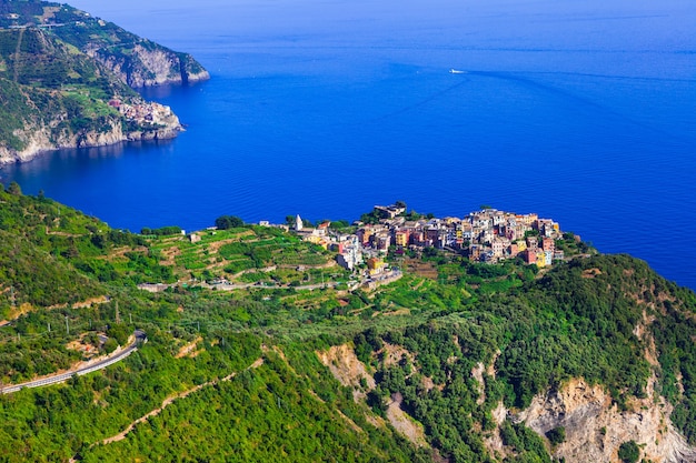 Paysages étonnants des villages des Cinque Terre