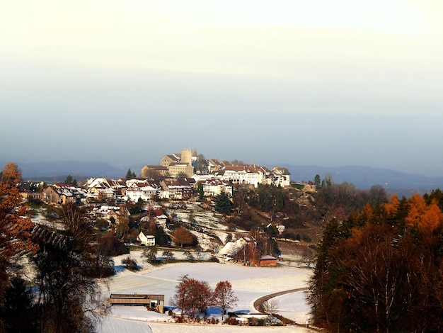 Paysages d'hiver en Suisse