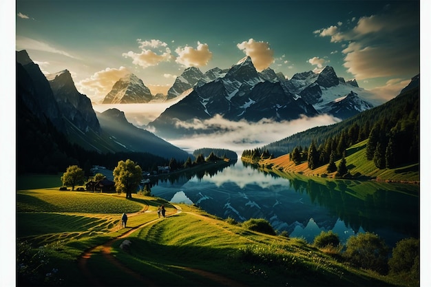 Des paysages de montagne d'une beauté naturelle