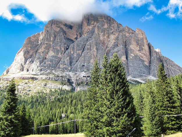 Paysages de montagne des Dolomites Italie du Nord