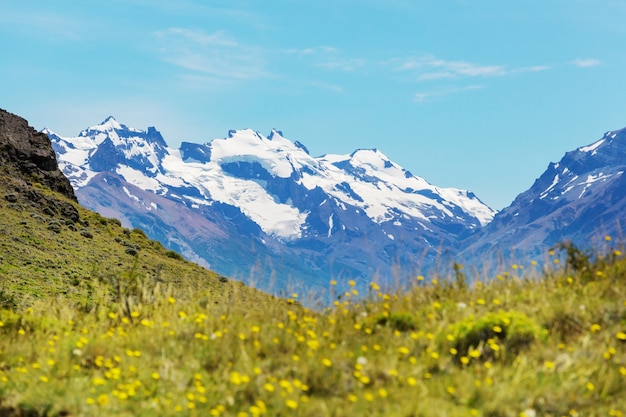 Paysages de Patagonie dans le sud de l'Argentine