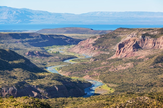 Paysages pittoresques du nord de l'Argentine. Beaux paysages naturels inspirants.