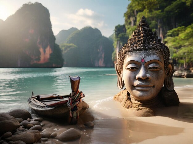 avec des paysages spectaculaires en Thaïlande