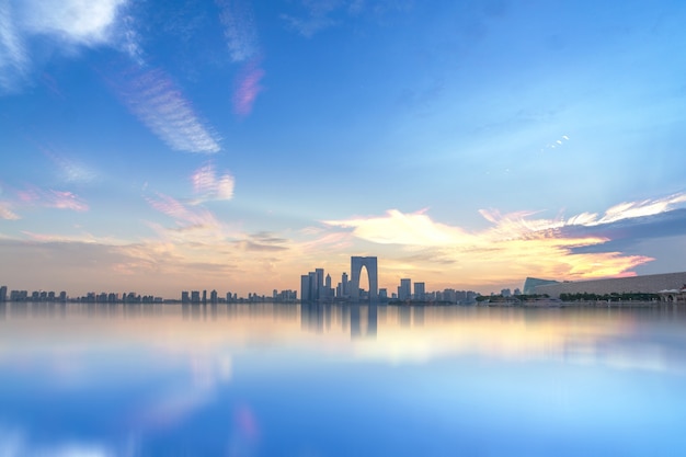 Paysages de Suzhou Jinji Lake, Chine, Jiangsu