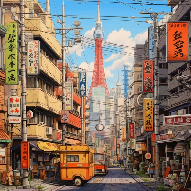 Paysages de la ville de Tokyo