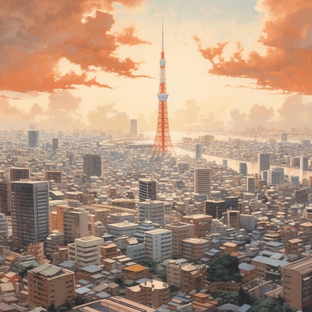 Paysages de la ville de Tokyo