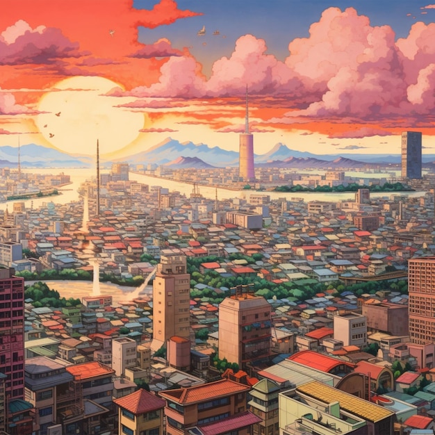 Paysages de la ville de Tokyo