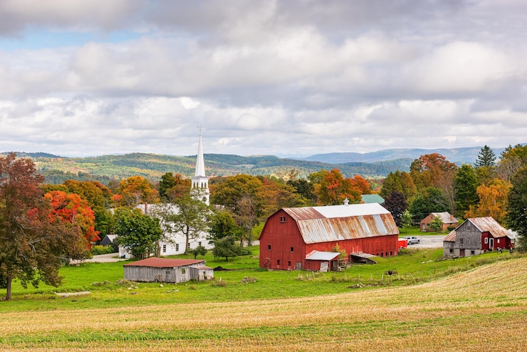 Photo peacham vermont états-unis