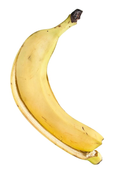 Peau de banane isolée