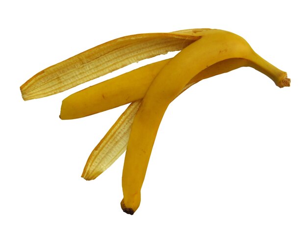 Peau de banane isolée