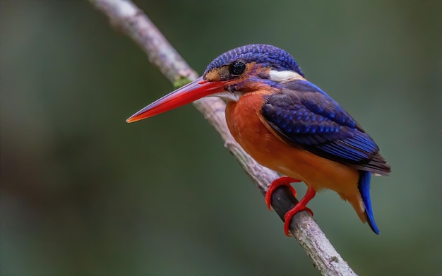 Un pêcheur à oreilles bleues a été abattu à Selangor, en Malaisie.