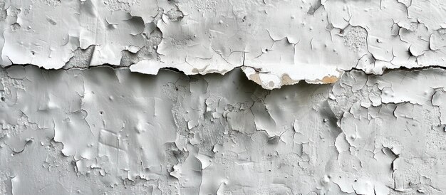 Peeling de la peinture sur le mur de béton