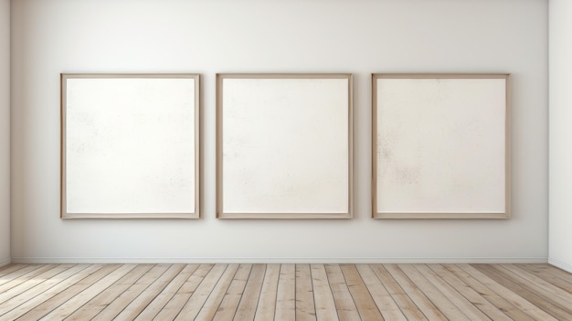 Un peintre minimaliste crée des compositions organiques avec des cadres vides