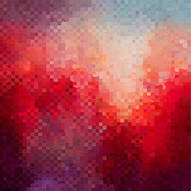 Photo peinture abstraite avec des couleurs et des textures pixelées
